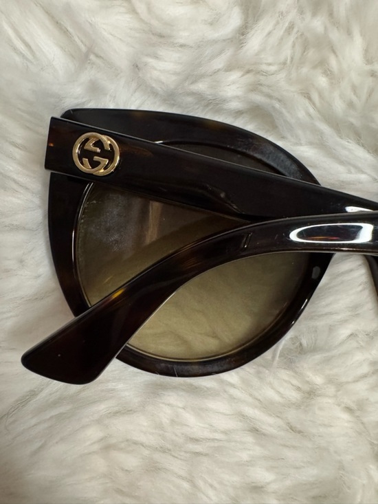 Gucci Dark Brown Cat Eye Sunglasses main image 9